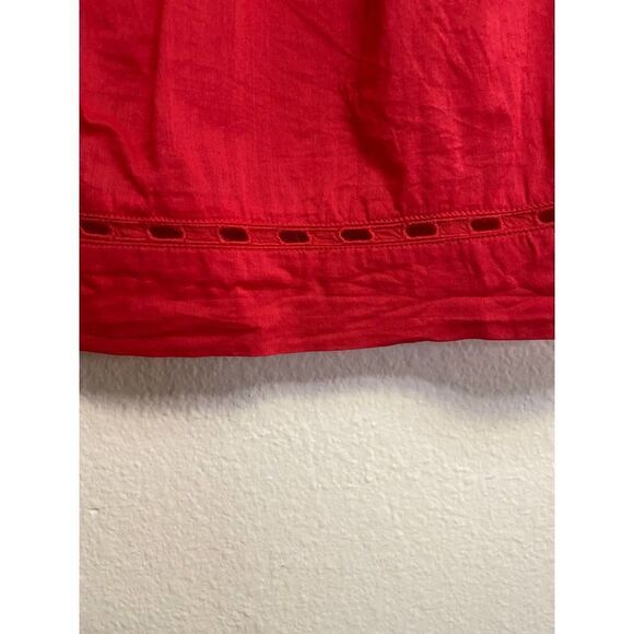 LOFT Frayed Eyelet‎ Boho Top - Picture 6 of 7